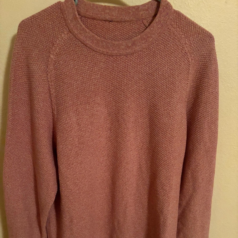 LULULEMON Textured Knit Crewneck  Sweater